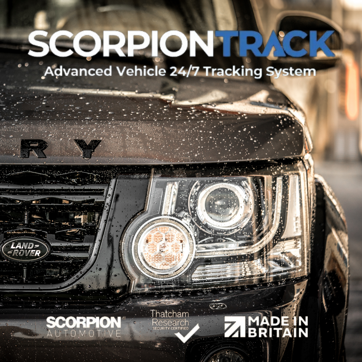 Scorpion logo on a discovery backdrop