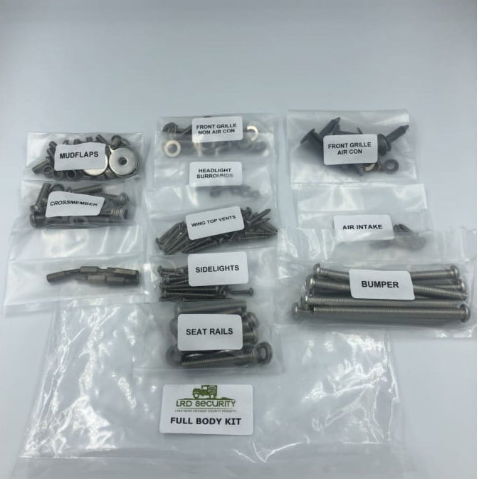 Defender Full Body Bolt kit - LRD Track