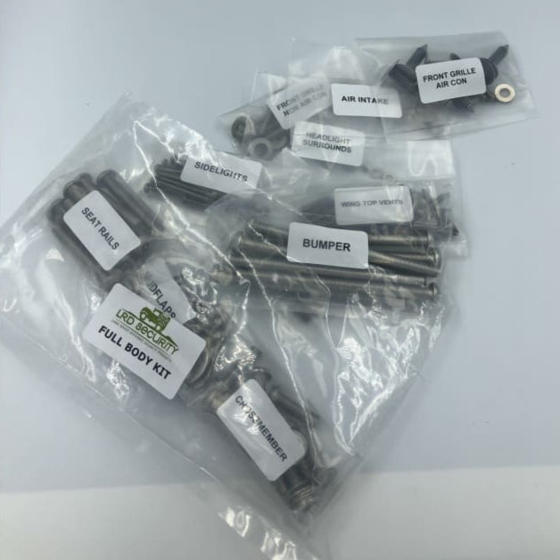 Defender Full Body Bolt kit - LRD Track
