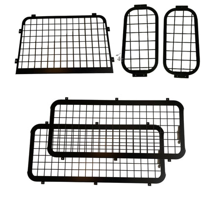 Set of five window guards for Defender - LRD Track