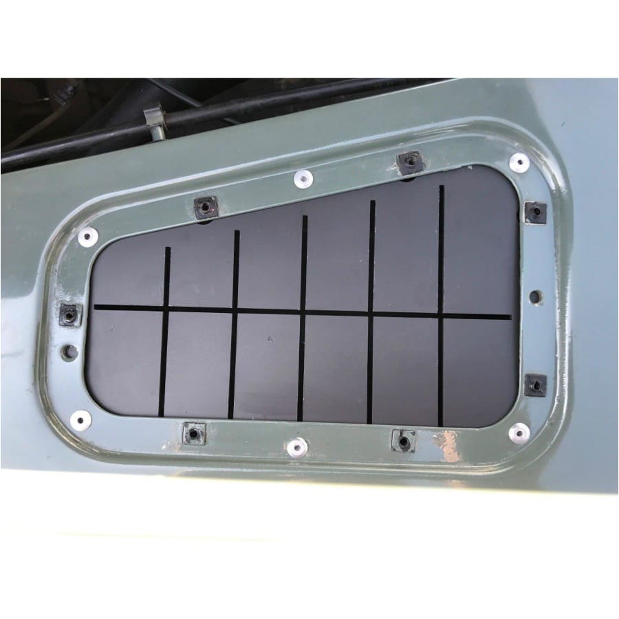 Wingtop bonnet release cable guard - LRD Track